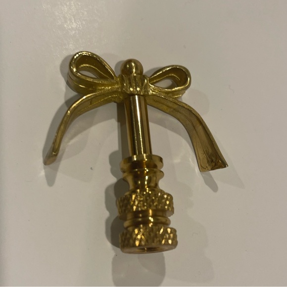 Other Brass Bow Lamp Finial Poshmark